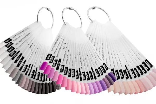 Palette of gel polishes