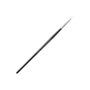 Brush for Painting in a Tube № 0 (Handle: Wooden Black, Bristle: Nylon)