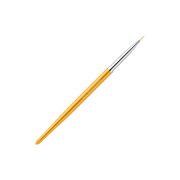 Brush for Painting in a Tube № 00/3 (Handle: Metal, Acrylic, Bristle: Nylon, Color: GOLD)