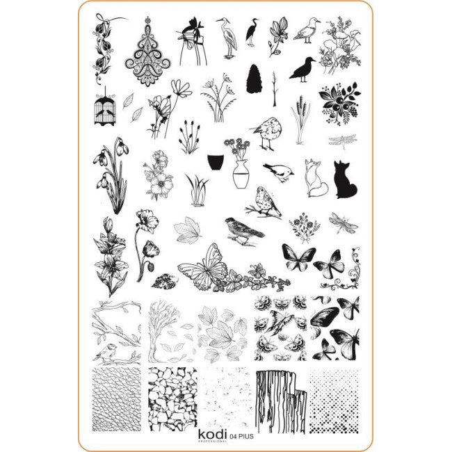 Stamping Plate "Plus size" № 04 (9.5x14.5cm)