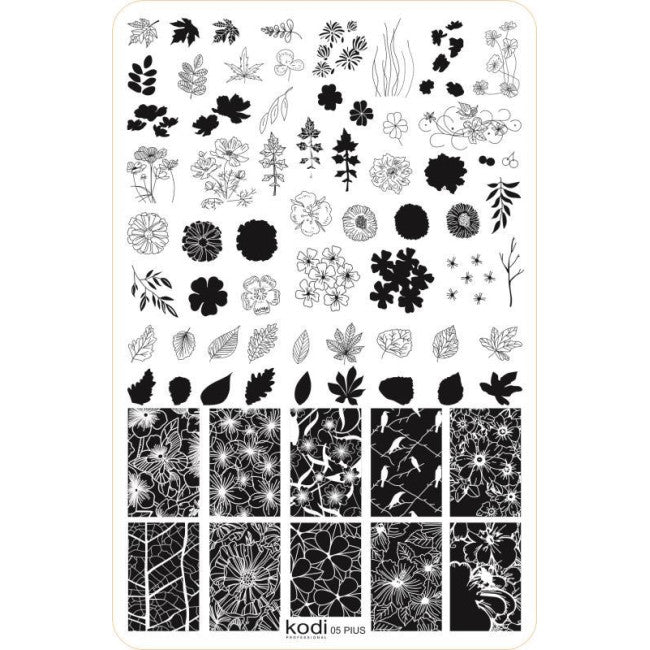 Stamping Plate "Plus size" № 05 (9.5x14.5cm)
