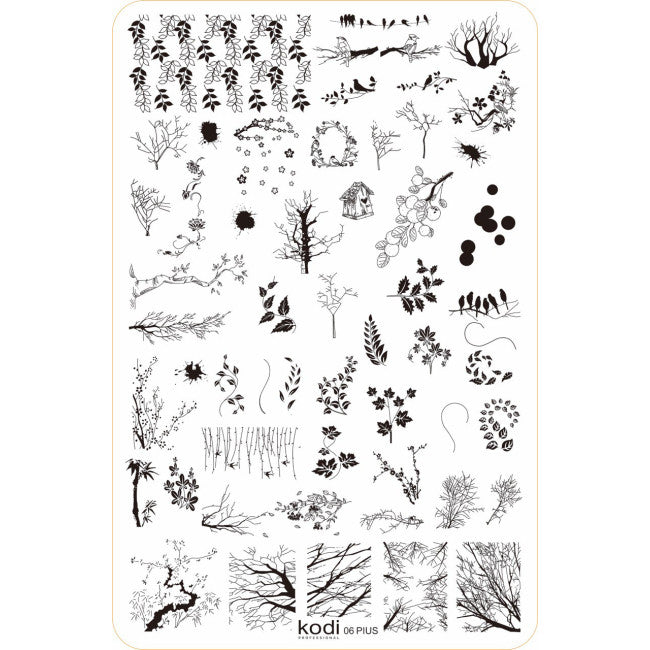 Stamping Plate "Plus size" № 06 (9.5x14.5cm)