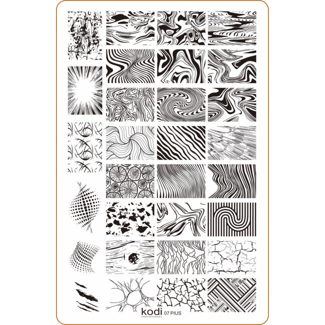 Stamping Plate "Plus size" № 07 (9.5x14.5cm)
