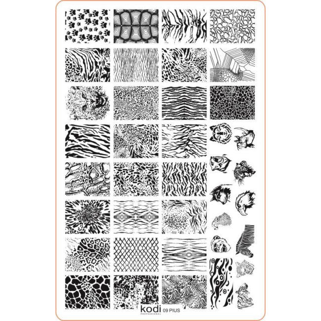 Stamping Plate "Plus size" № 09 (9.5x14.5cm)