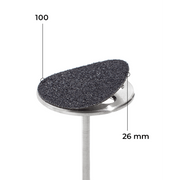 Disc 26 mm (black, 100 grit, without soft layer, 50 pcs.)