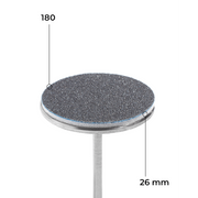 Disc 26 mm (black, 180 grit, with soft layer, 50 pcs.)