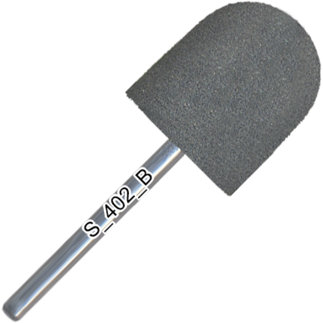 Polisher silicone, rounded cone, medium abrasive, d=15 mm, length of working part 17 mm, S_402_K