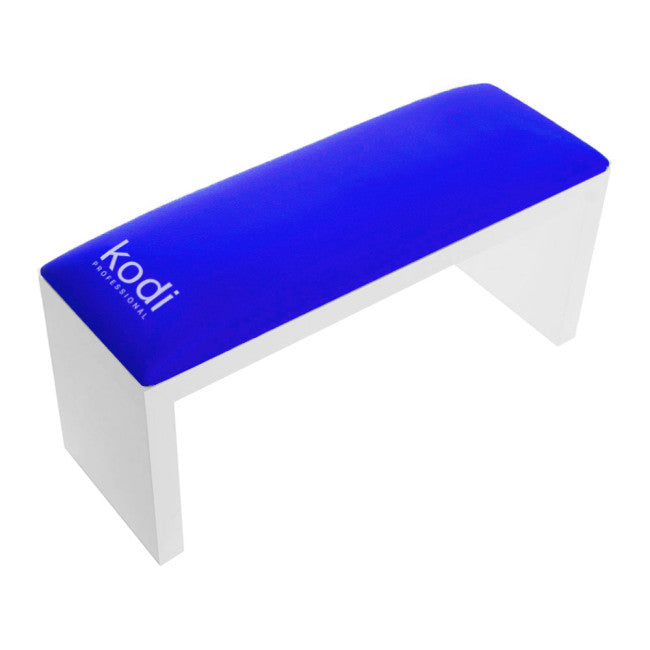 Armrest with White Legs "Electric blue"
