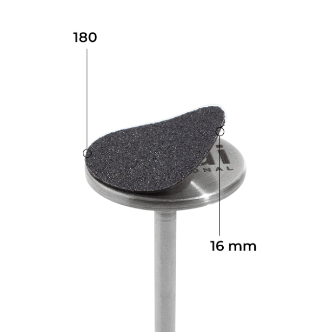 Disc 16 mm (black, 180 grit, without soft layer, 50 pcs.)