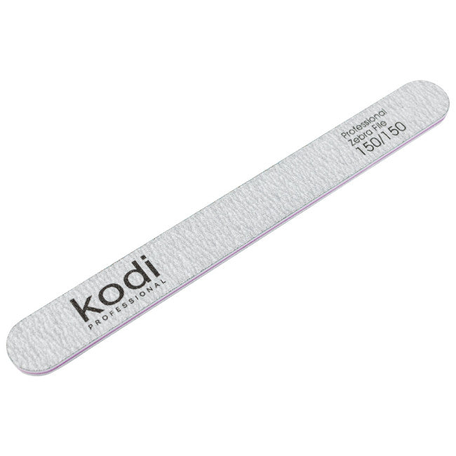 №135 Nail File Straight " 150/150 (Color: Light Gray, Size: 178/19/4)