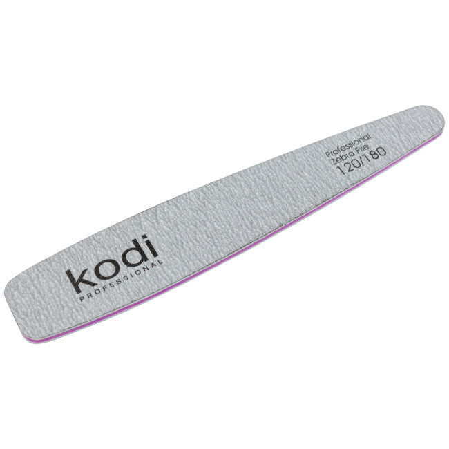 № 119 Cone Nail File 120/180 (Color: Gray, Size: 178/32/4)