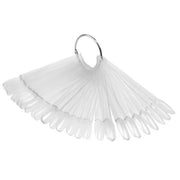 Set of Oval-Shaped 50 Tips (Transparent)
