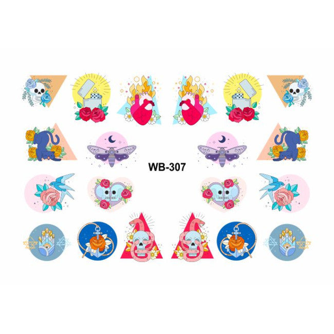 Slider Design with White Backing WB-307