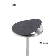 Disc 26 mm (black, 180 grit, without soft layer, 50 pcs.)