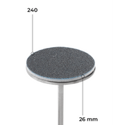 Disc 26 mm (black, 240 grit, with soft layer, 50 pcs.)