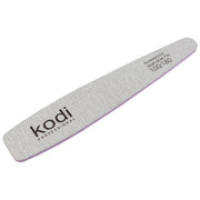 №149 Nail File Cone 100/180 (Color: Light Gray, Size:178/32/4)