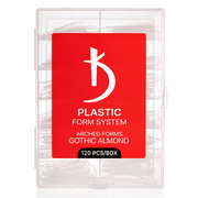 Upper Forms for Nail Modeling, Gothic Almond (120 pcs. per package)