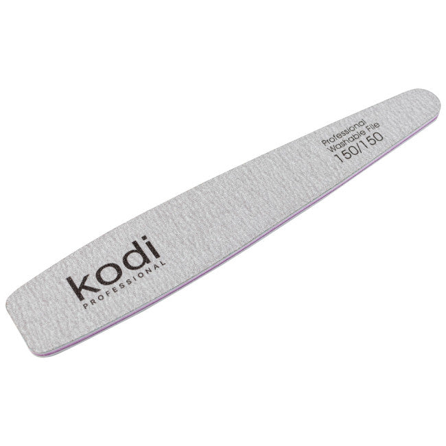 №146 Nail File Cone150/150 (Color: Light Gray, Size:178/32/4)