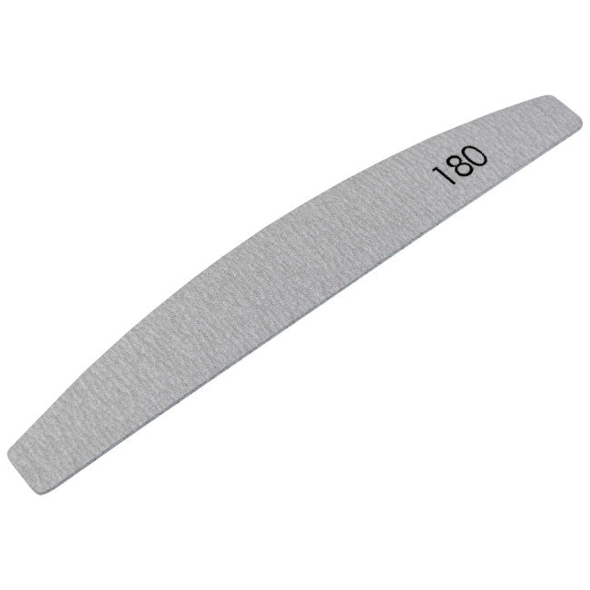 №178 Replaceable File «Crescent» 180 Grit (Color: Gray, Size 178/28 mm), 25pcs/pack