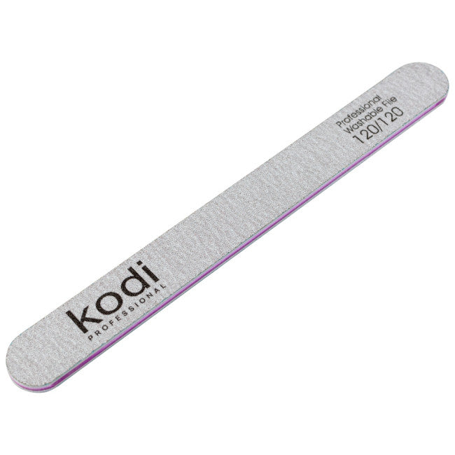 № 101 Straight Nail File 120/120 (Color: Gray, Size: 178/19/4)