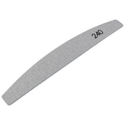 №179 Replaceable File «Crescent»240 Grit (Color: Gray, Size 178/28 mm), 25pcs/pack