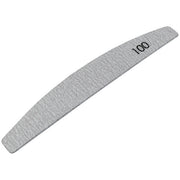 №177 Replaceable File «Crescent» 100 Grit (Color: Gray, Size 178/28 mm),25pcs/pack