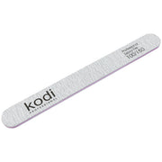 №140 Nail File Straight 100/150 (Color: Light Gray, Size: 178/19/4)