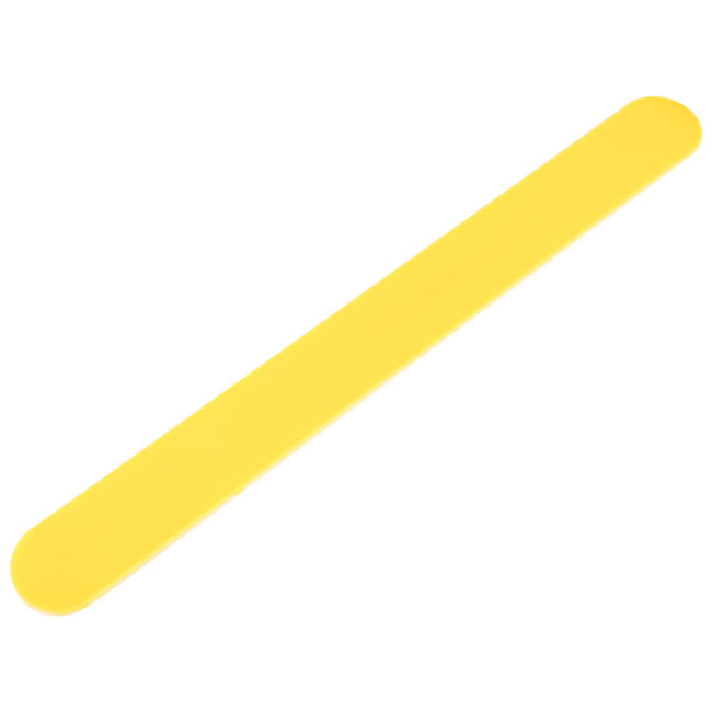 № 186 Plastic Base for Straight Nail File (Color: Yellow, Size: 178/19 mm)