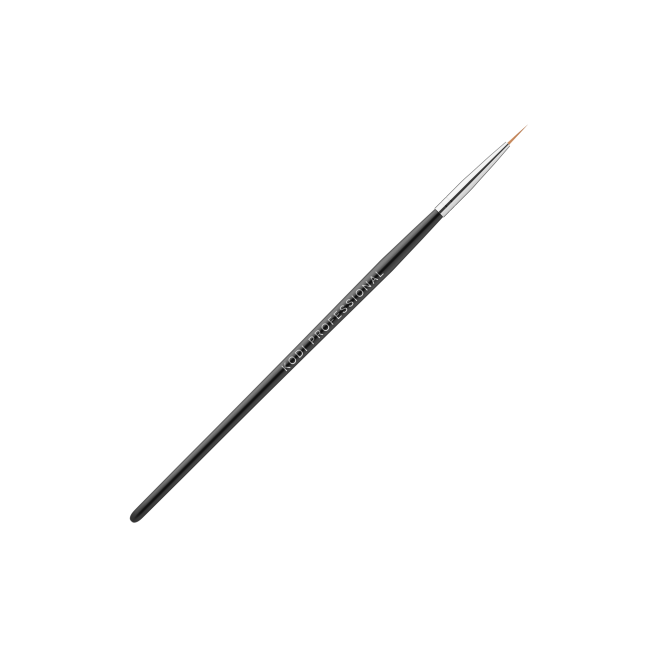 Brush for Painting in a Tube № 1 (Handle: Black Wooden, Bristle: Column)