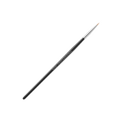 Brush for Painting in a Tube № 1.5 (Handle: Black Wooden, Bristle: Column)