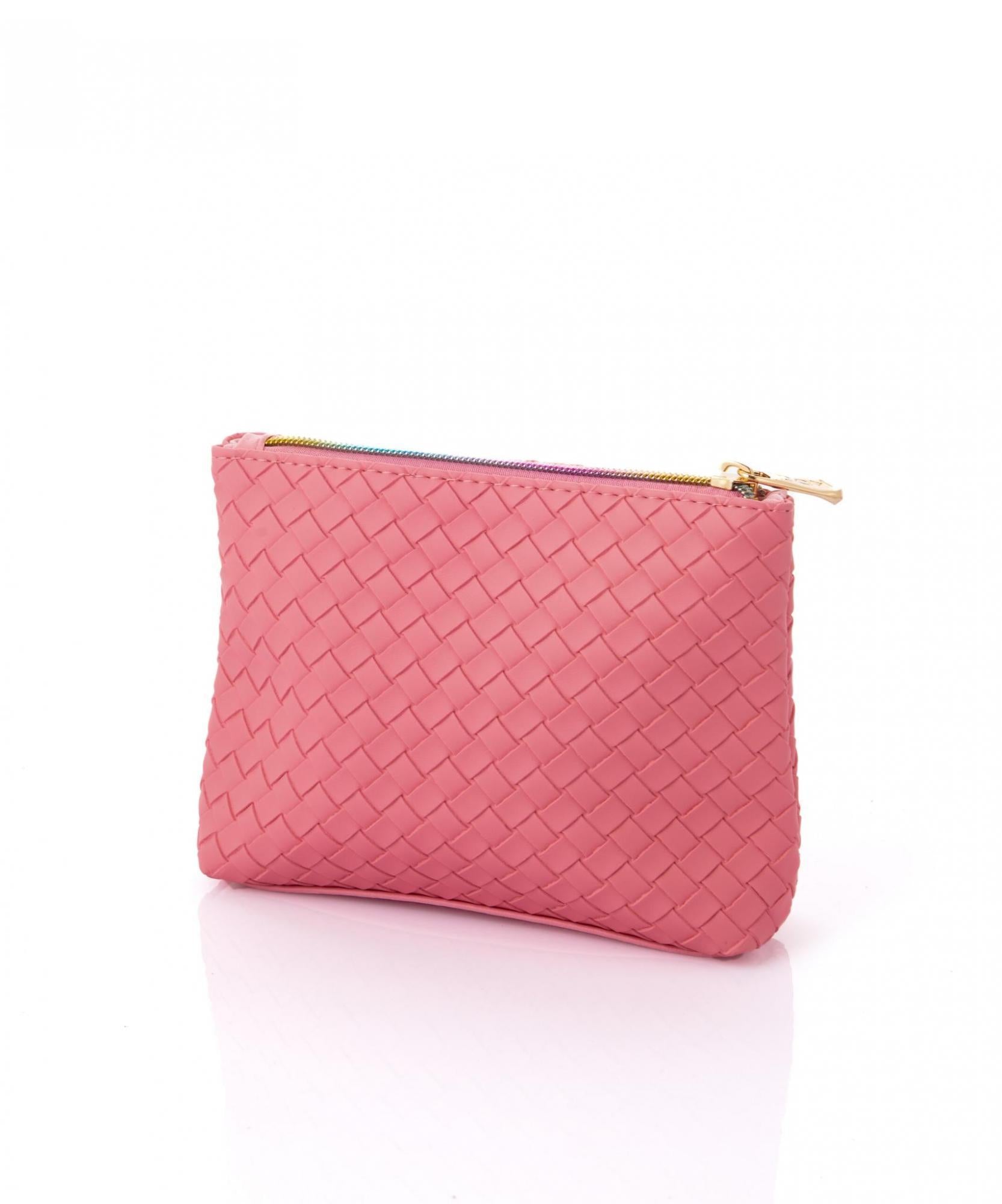 Cosmetic Bag 3 in 1 (Color: Pink)
