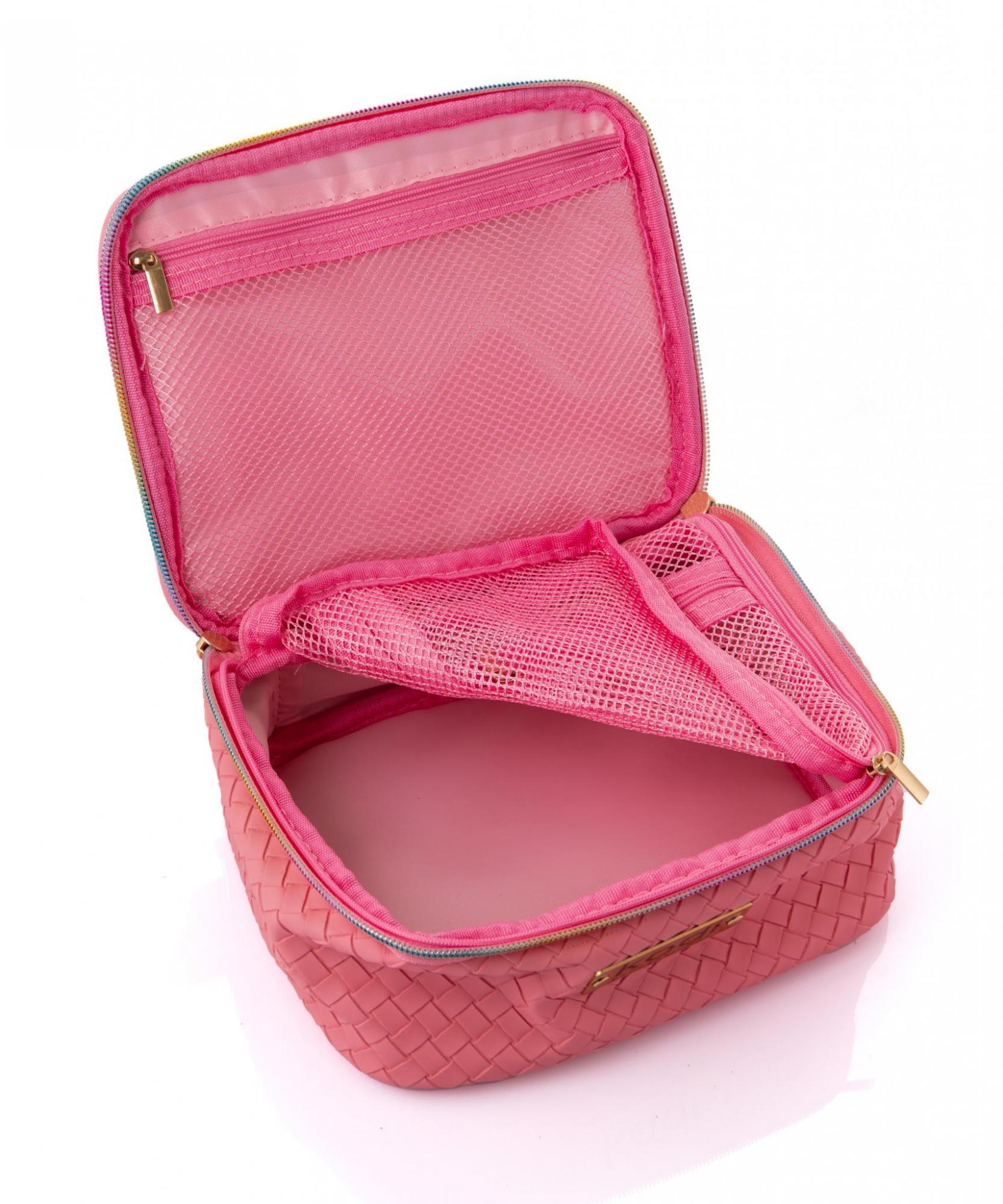 Cosmetic Bag 3 in 1 (Color: Pink)