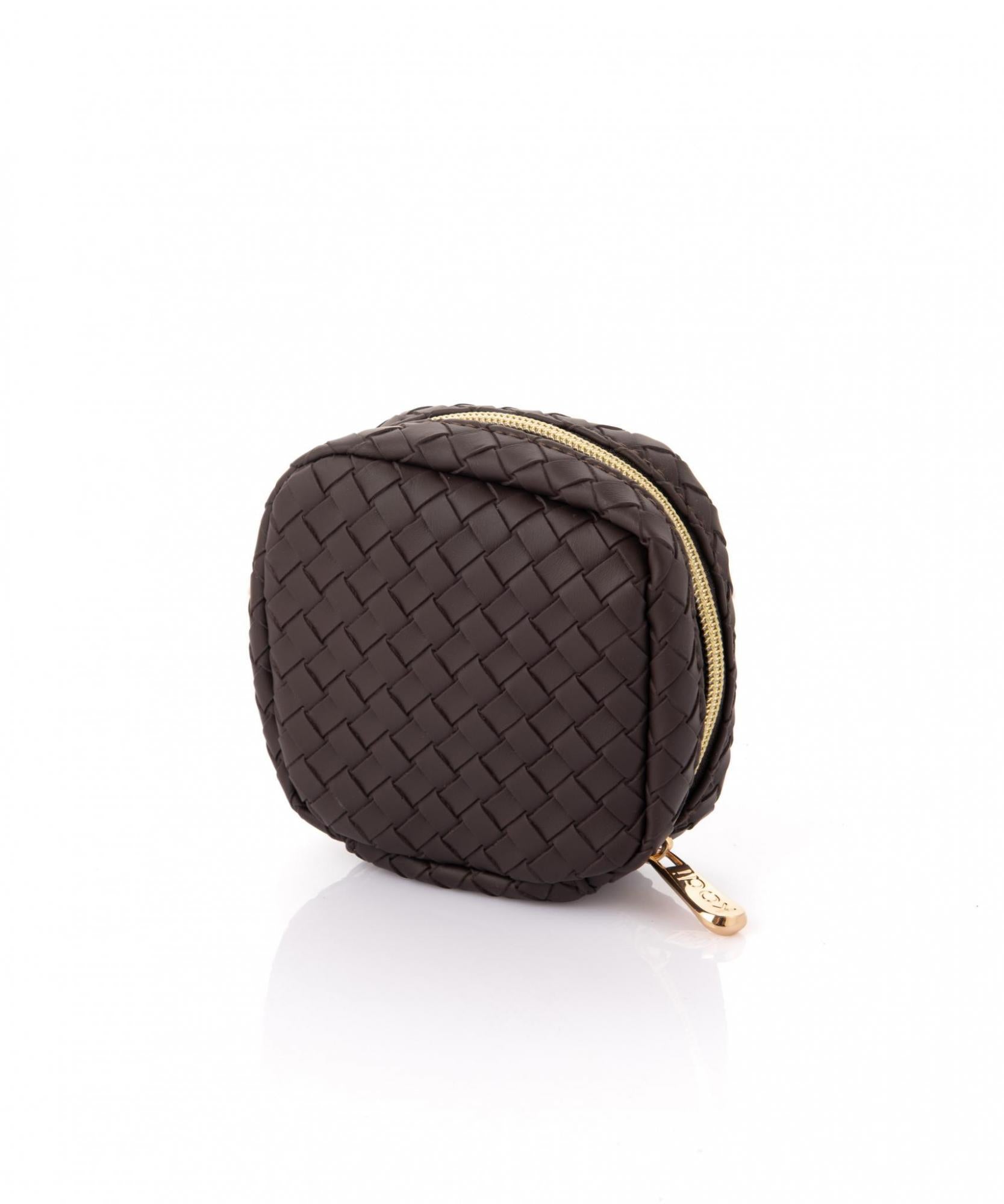 3 in 1 Cosmetic Bag,3 in 1 Color: Brown