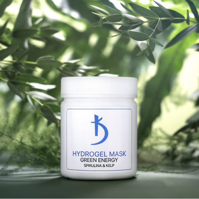 "Green Energy" Spirulina & Kelp Hydrogel Mask with Seaweed, 100 g.