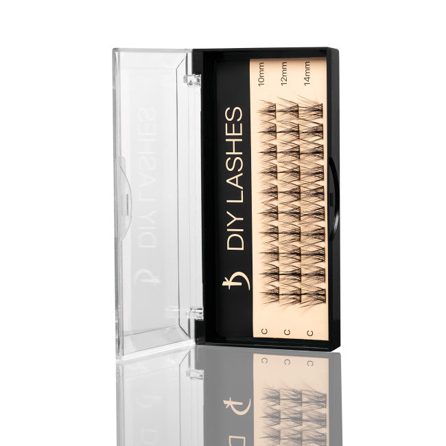 Eyelash Extensions DIY LASHES 02B C 0,07 (10 mm, 12 mm, 14 mm)