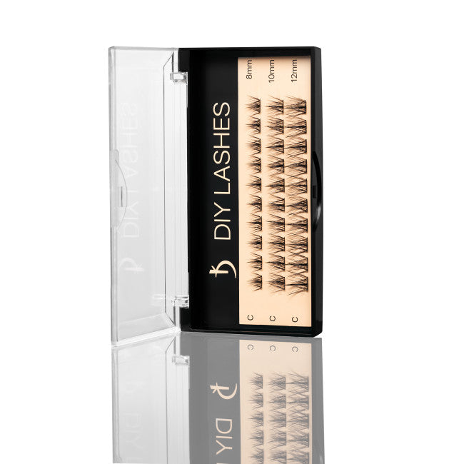 Eyelash Extensions DIY LASHES 02A C 0,07 (8 mm, 10 mm, 12 mm)
