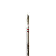 Diamond flame-shaped drill bit, semi-blunt, diameter 2.3 mm, soft abrasive, P864f023