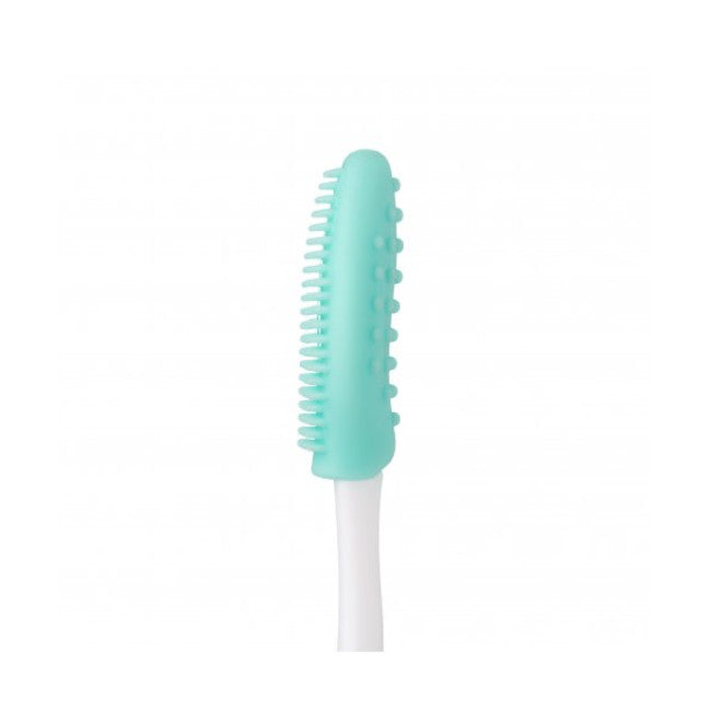 Silicone face scrub brush (color: green)