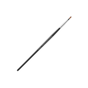 Brush for Gel Nail Modeling № 2/E, Handle: Black Wooden, Bristle: Nylon