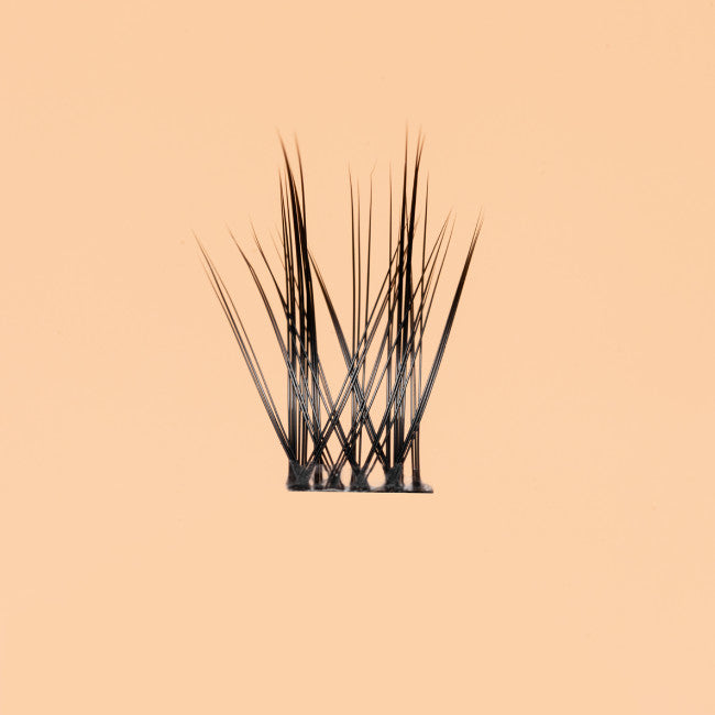 Eyelash Extensions DIY LASHES 01B C 0,07 (8 mm - 2, 10 mm - 2, 12 mm - 1)