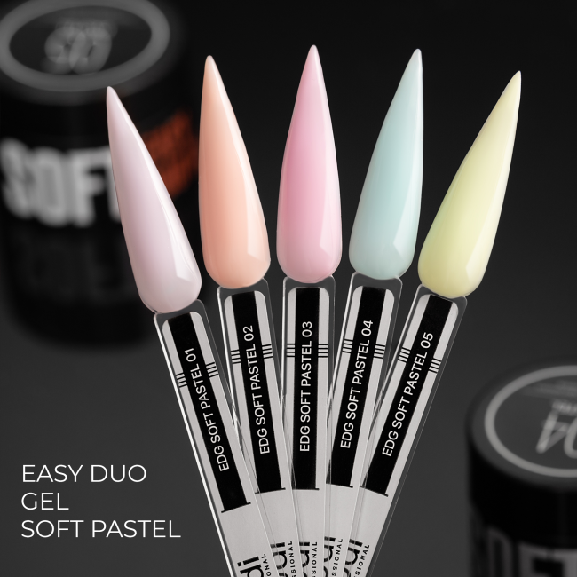 Professional Acrylic-Gel System Easy Duo Gel Soft Pastel (color: 05), 35 g