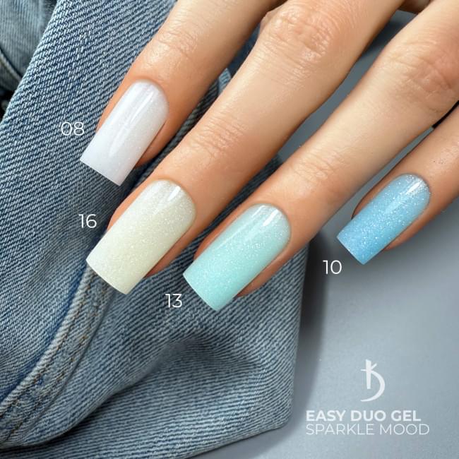 Professional acrylic-gel system Easy Duo Gel “Sparkle mood” № 10, 30 g