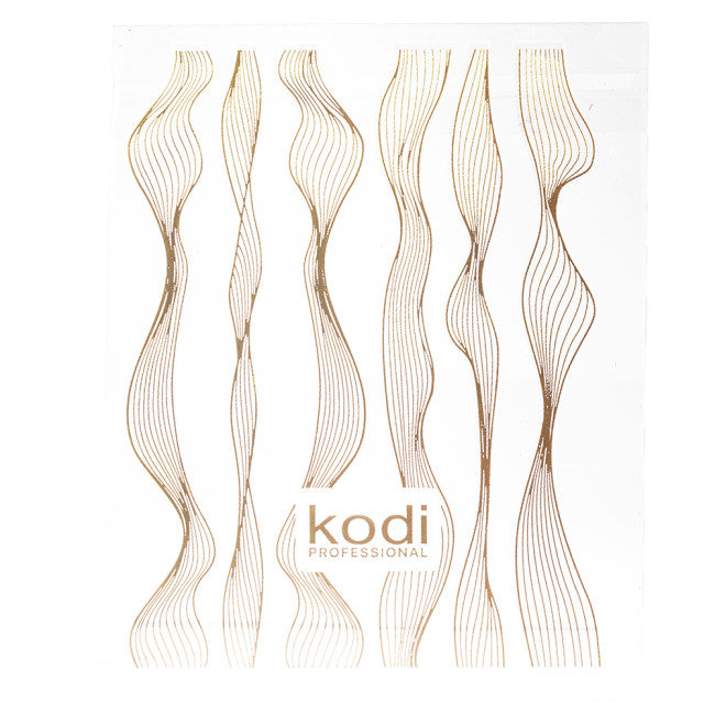 3D Nail Art Sticker (Color: Gold)