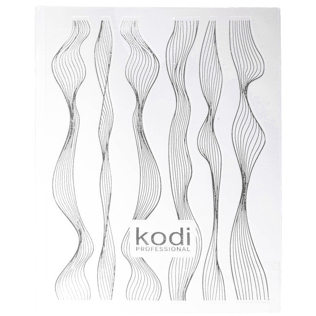 3D Nail Art Sticker (Color: Silver)