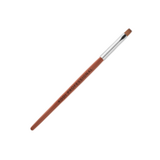 Brush for Gel Nail Modeling № 6 / F, Handle: Wooden, Bristle: Nylon