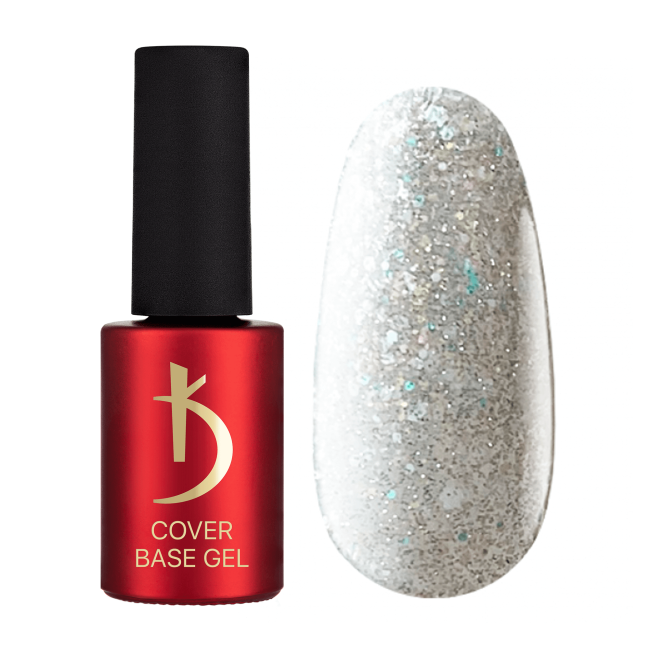 Reflective base coat for gel polish Crystal Drops, 7 ml