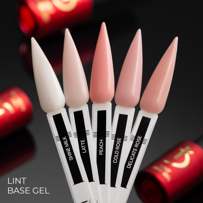 Lint base gel "Shine Milk", 15 ml