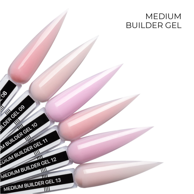 Medium Builder Gel 13, 30 g (shade: Milky Beige)