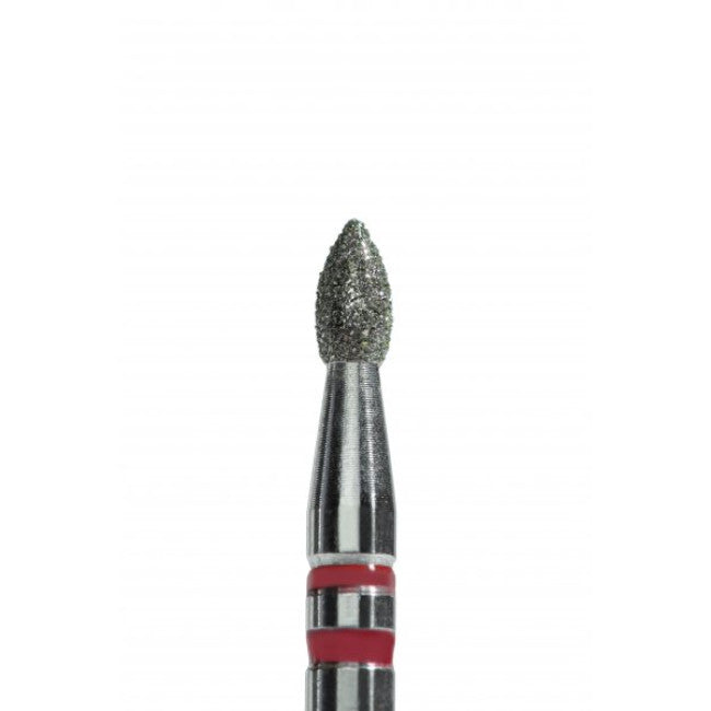 Diamond drop shaped drill bit, diameter 2.1 mm, soft abrasive, P368f021