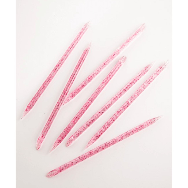 Plastic Sticks for Cuticles (pink)